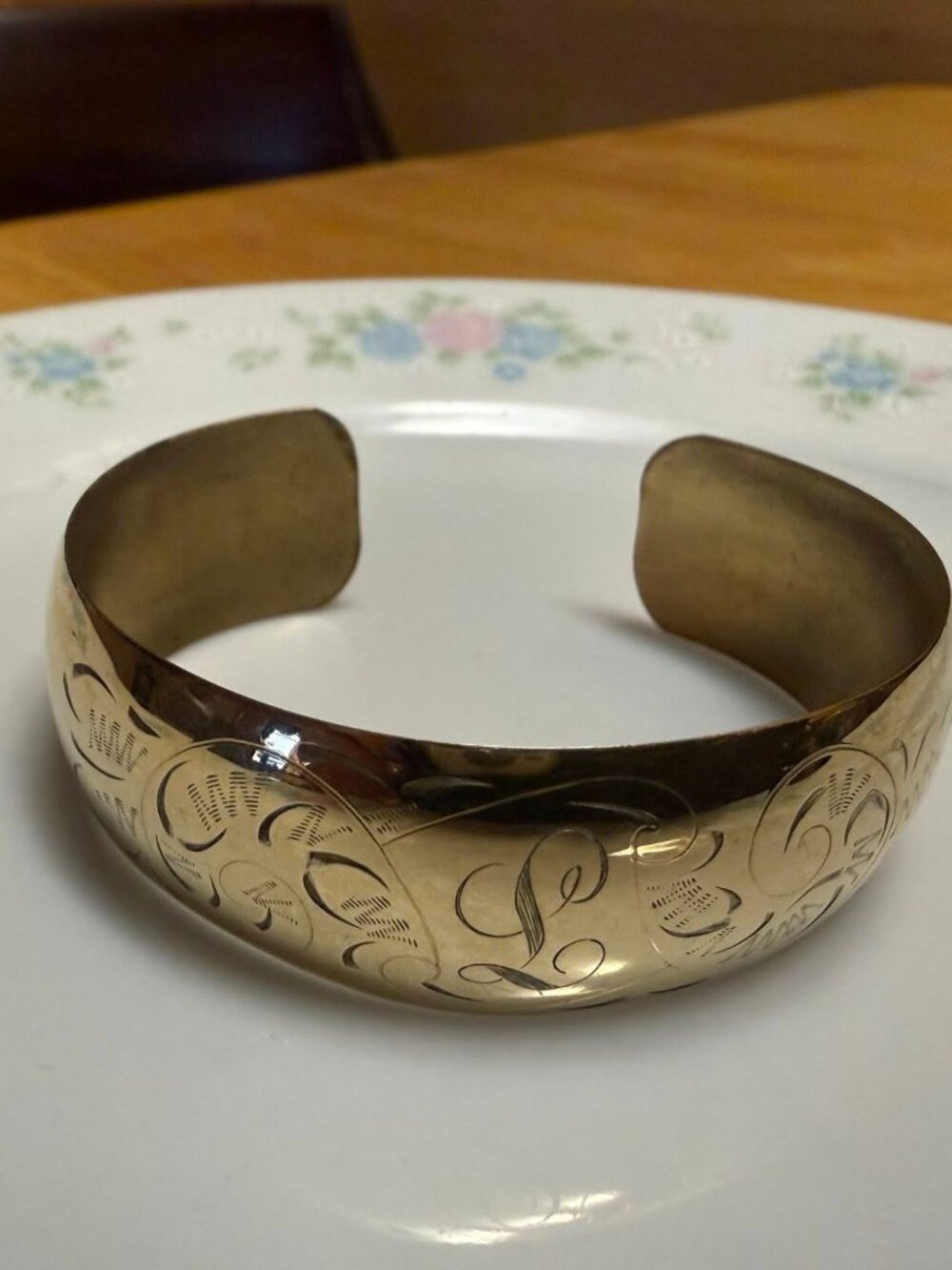 Vintage Gold Filled Cuff 3/4" Wide